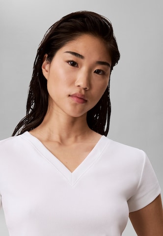 Calvin Klein Jeans Tričko – bílá