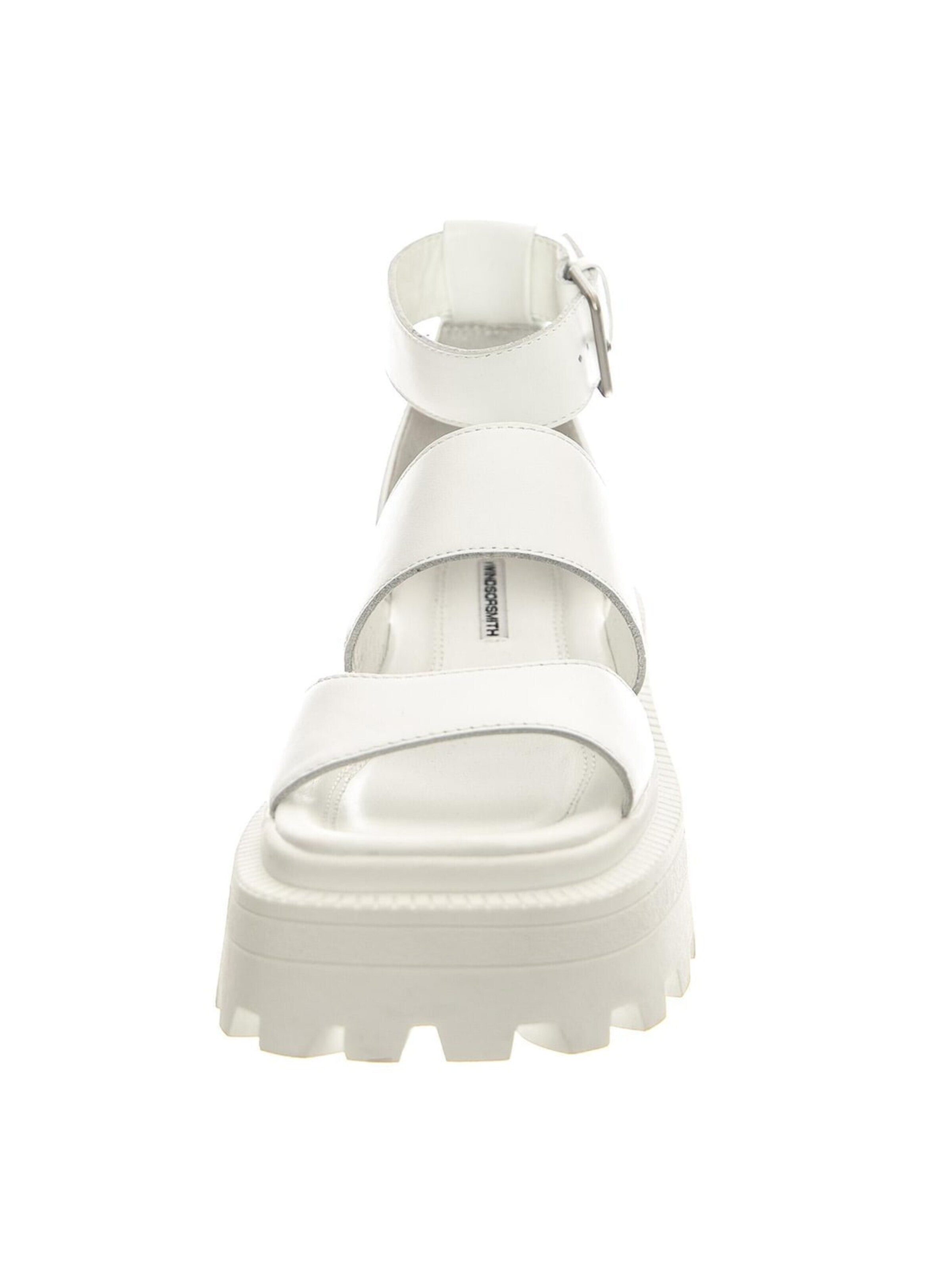 Sandalo 'Reveal White Leather Sandals' di Windsor Smith in bianco