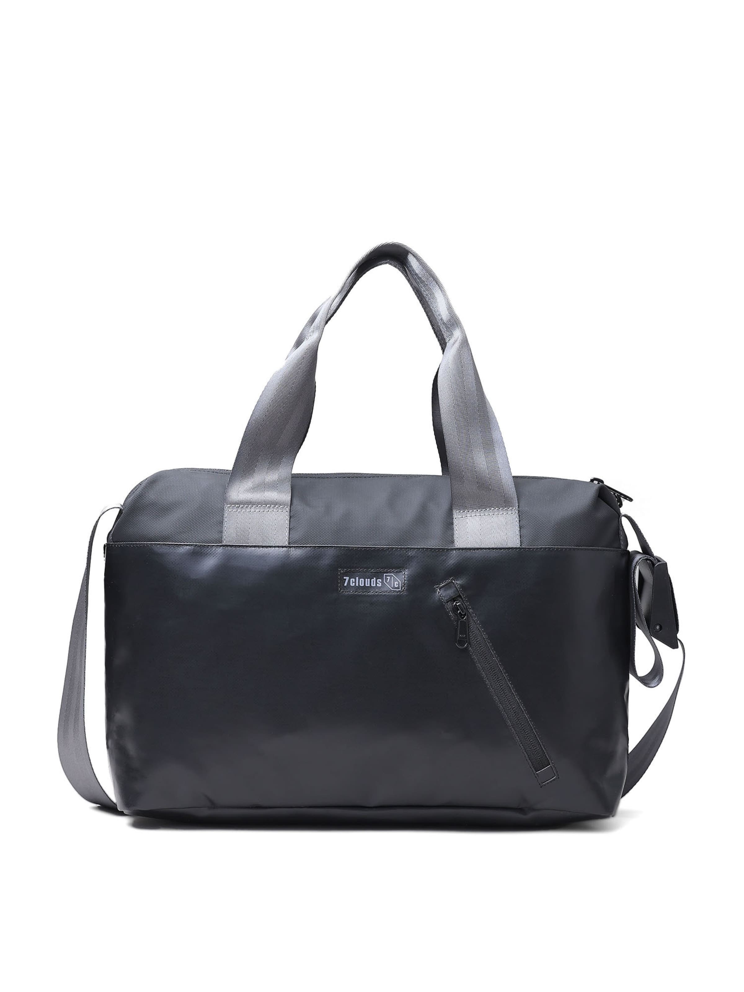 7clouds Laptoptas 'Erkan 7.1' in Zwart: voorkant