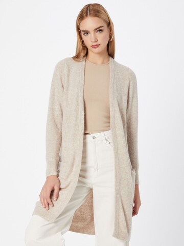 OBJECT Knit cardigan 'Nete' in Beige: front