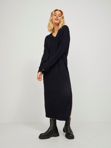 JJXX Knitted dress in Black: front