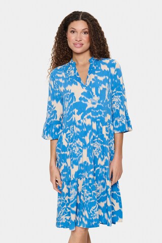 SAINT TROPEZ Kleid in Blau: Vorderseite