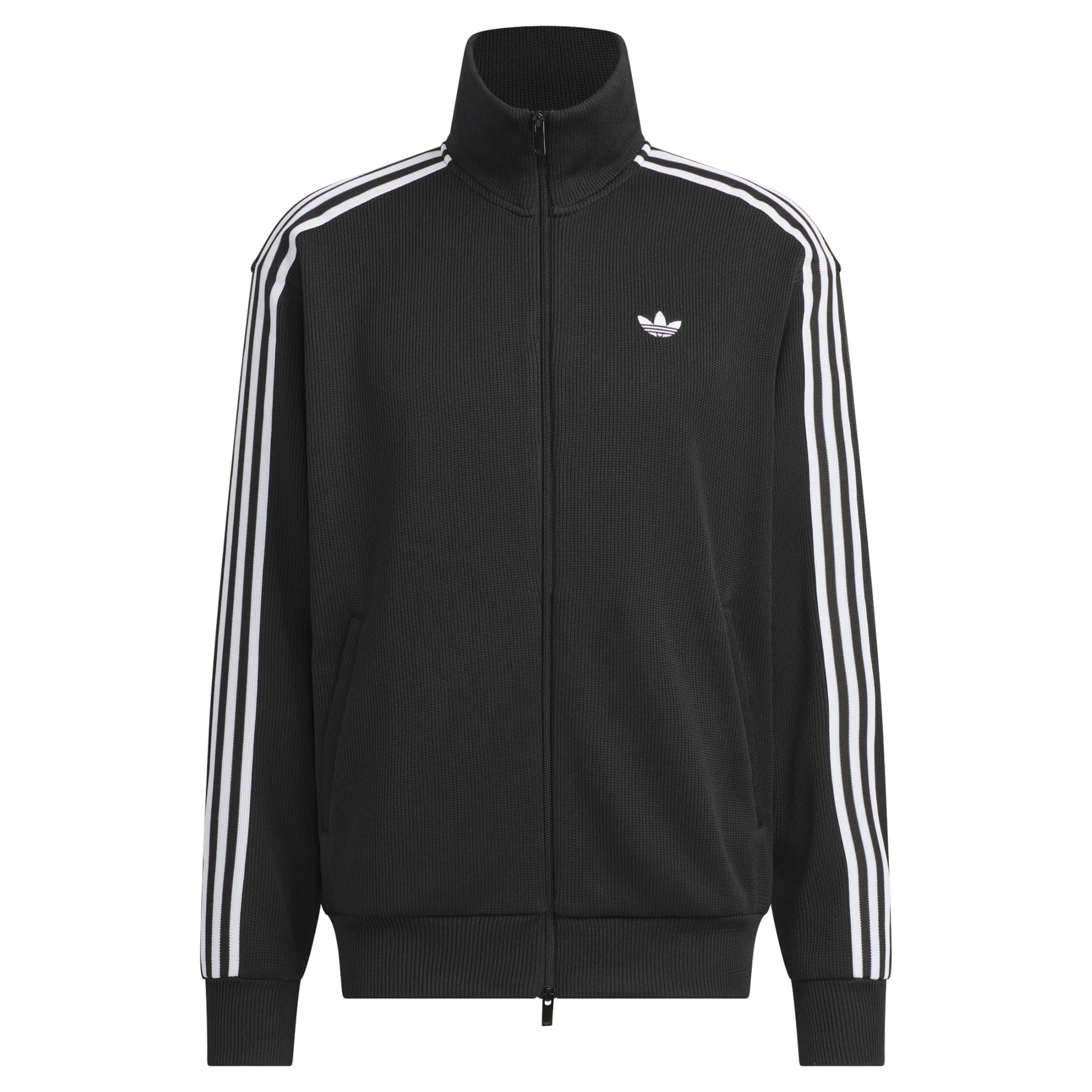ADIDAS ORIGINALS Gebreid vest 'FB' in Zwart: voorkant