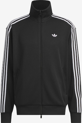 ADIDAS ORIGINALS Gebreid vest 'FB' in Zwart: voorkant