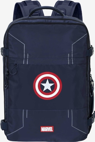 marvel Rucksack 'Captain America' in Blau: Vorderseite