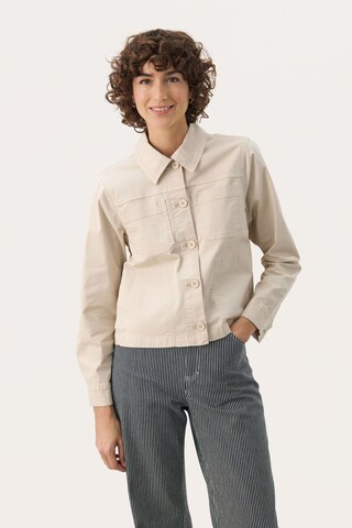 Veste mi-saison 'NehaPW' Part Two en blanc : devant
