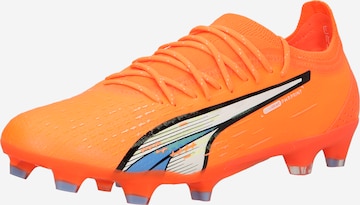 Scarpa da calcio 'Ultra Ultimate' di PUMA in arancione: frontale