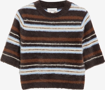s.Oliver Pullover in Braun: Vorderseite
