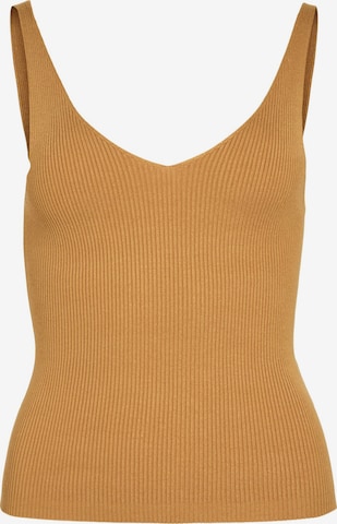 Top in maglia 'VIWENNIE' di VILA in arancione: frontale