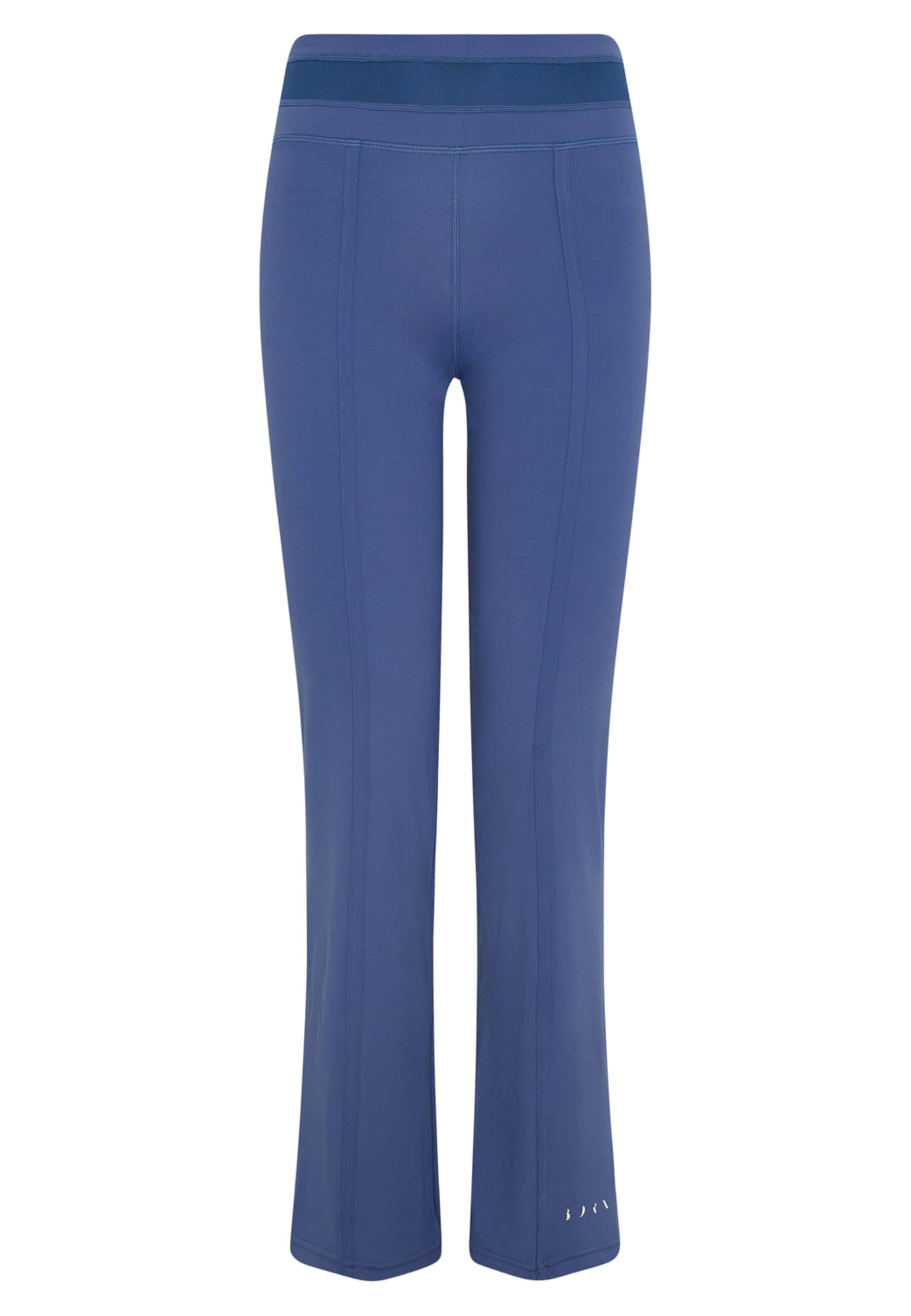 Born Living Yoga Flared Sporthose 'Maeva' in Blau: Vorderseite