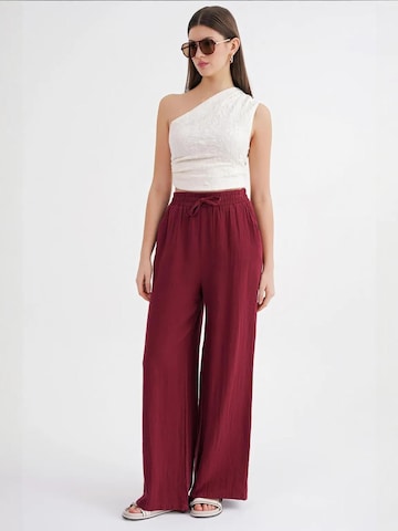 Regular Pantalon MixRay en rouge