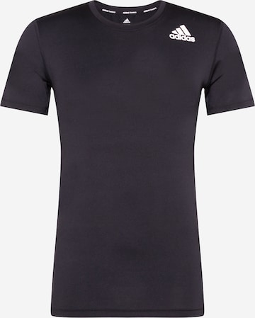 ADIDAS SPORTSWEAR Funktionsskjorte i sort: forside