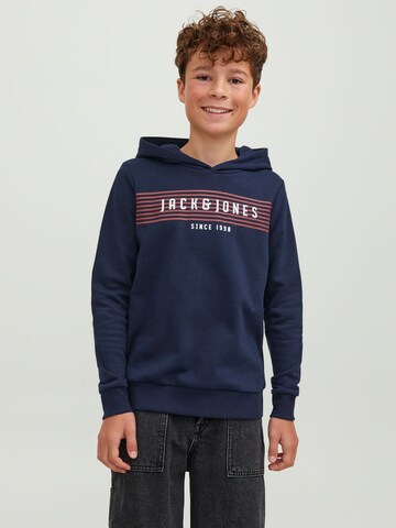 Jack & Jones Junior Sweatshirt 'Planet' in Blue: front