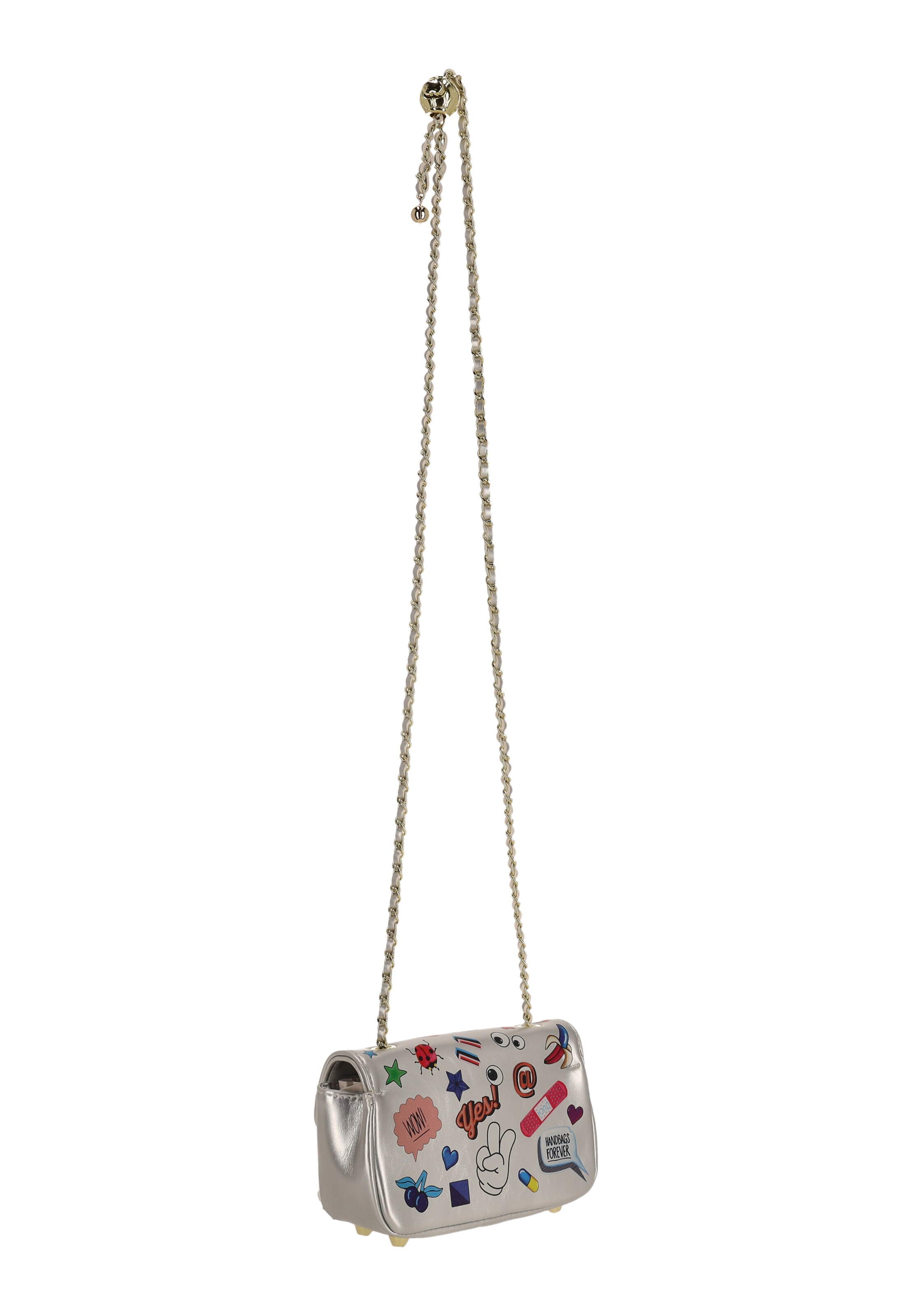 MYMO - Bolso de hombro 'EyETHEME' en plata