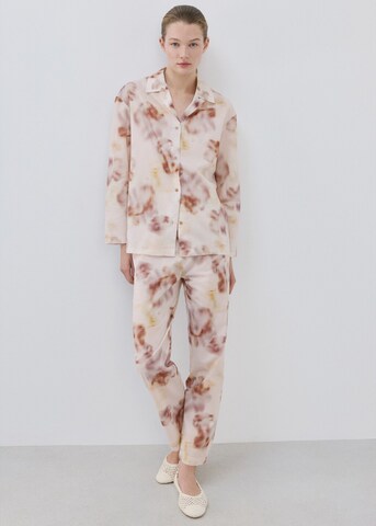 MANGO Schlafhemd 'Fluir' in Braun