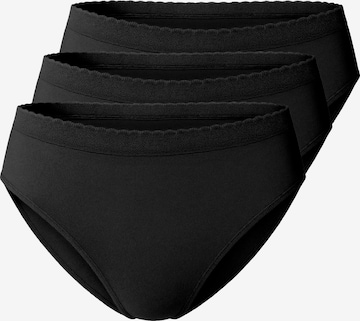 Yenita Slips in Schwarz: Vorderseite