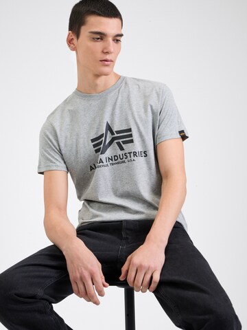 ALPHA INDUSTRIES Koszulka w kolorze szary: przód