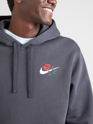 Nike Sportswear Sweatshirt 'CLUB' in Grau