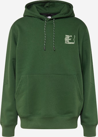 THE NORTH FACE Athletic Sweatshirt in Green: front