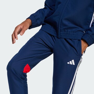 ADIDAS PERFORMANCE Tapered Sports trousers 'Tiro 25 Essentials' in Blue