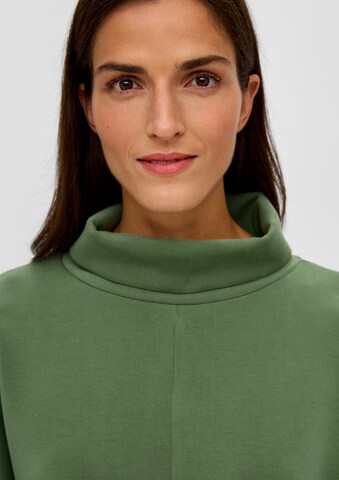 Sweat-shirt s.Oliver en vert