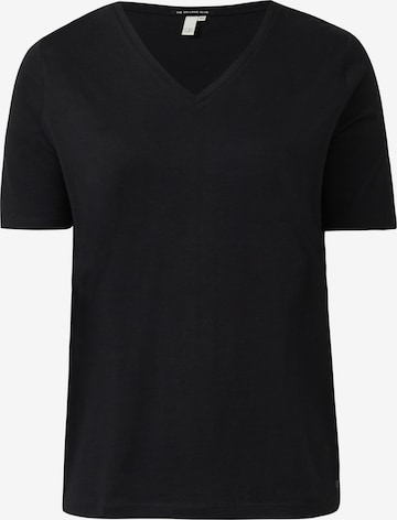QS T-Shirt in Schwarz: Vorderseite