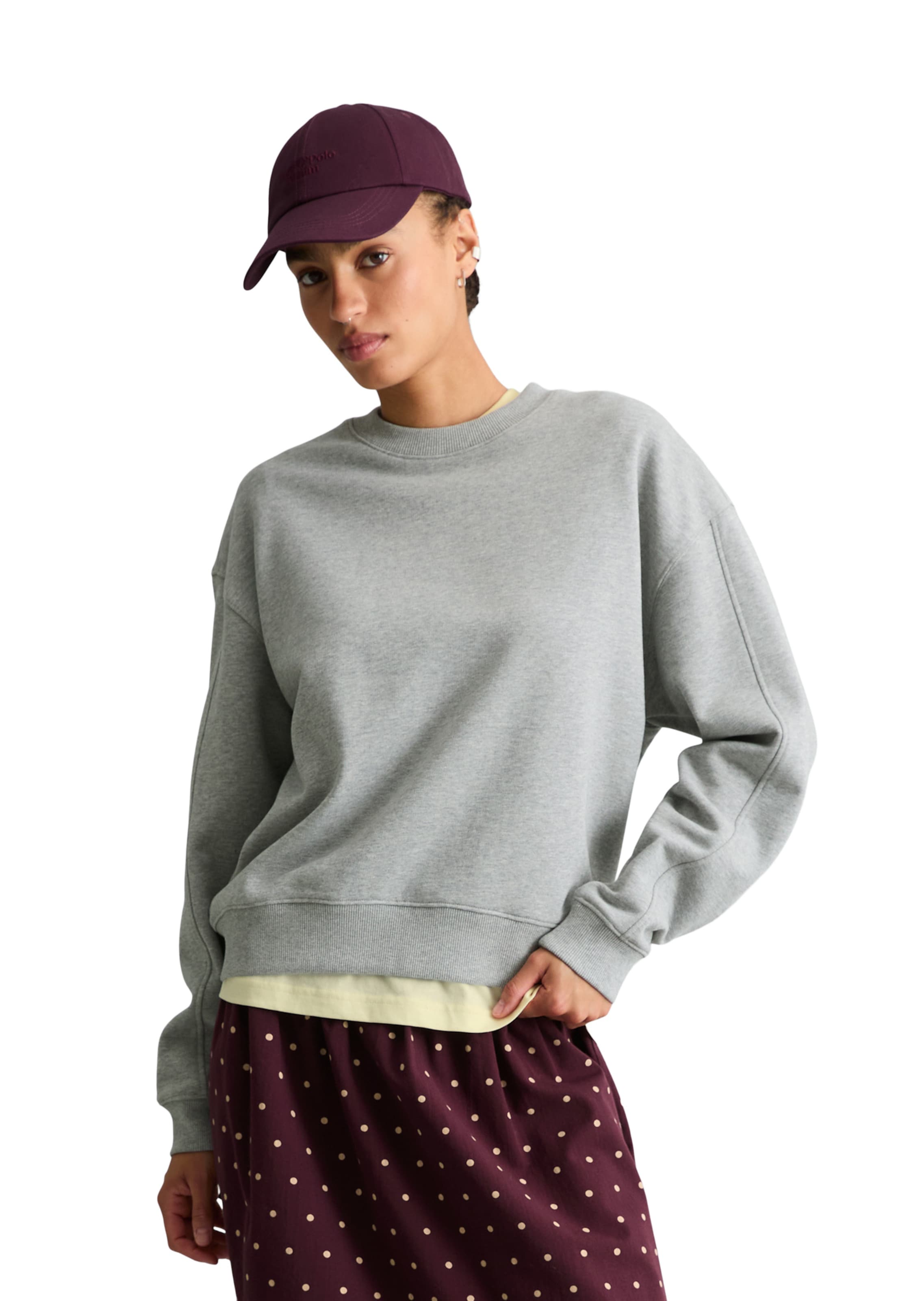 Marc O'Polo DENIM Sweatshirt in Grey: front