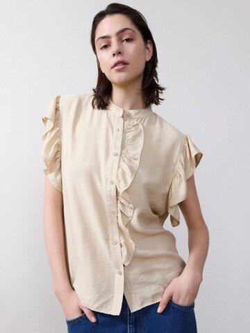 Haut ' HolidayMD ' modström en beige : devant