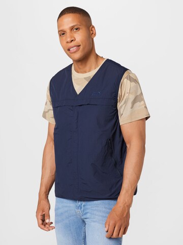 JACK WOLFSKIN Sports vest in Blue: front