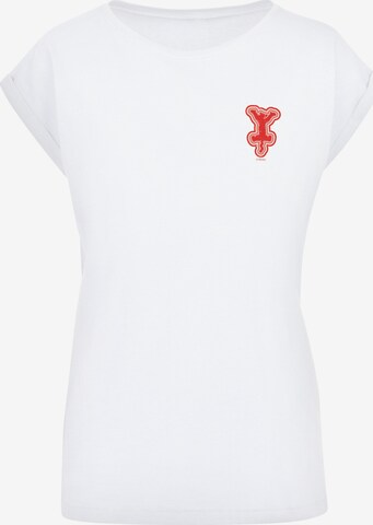 T-shirt 'Disney Winnie The Pooh Tigger' F4NT4STIC en blanc : devant