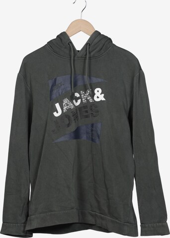 JACK & JONES Kapuzenpullover XL in Grau: Vorderseite