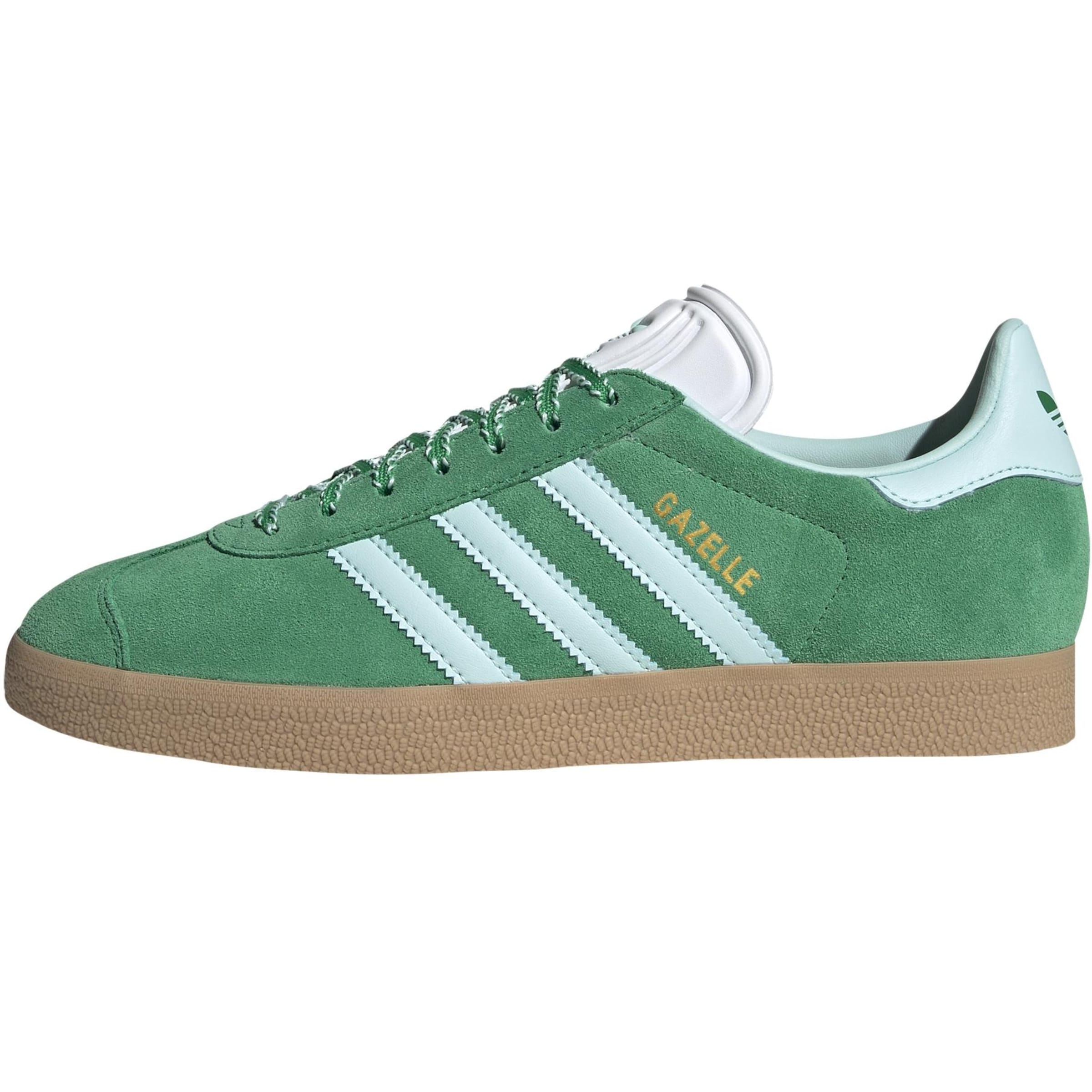 Baskets basses 'Gazelle' ADIDAS ORIGINALS en vert : devant