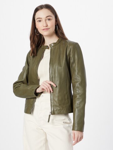 Goosecraft Between-Season Jacket 'Anna' in Green: front