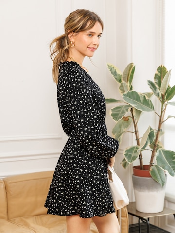 Cupshe Summer dress 'Little Daisy' in Black
