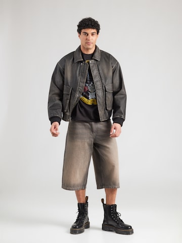 AMPLIFIED Tričko 'GUNS N ROSES - TOP HAT SKULL' - Čierna