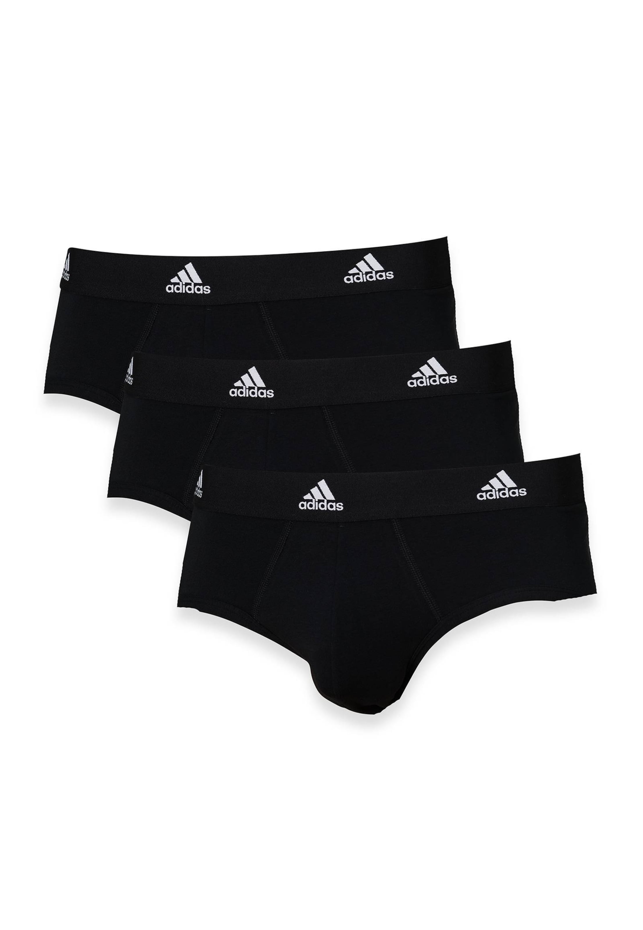 ADIDAS SPORTSWEAR - Calzoncillo deportivo en negro: frente