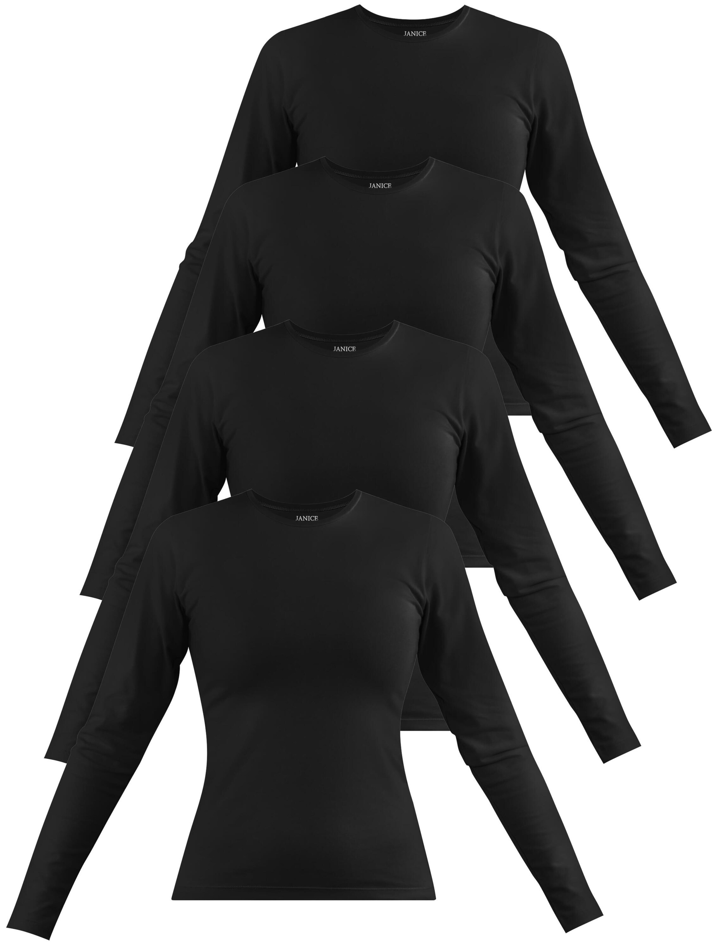 T-shirt 'Niska' Janice en noir : devant
