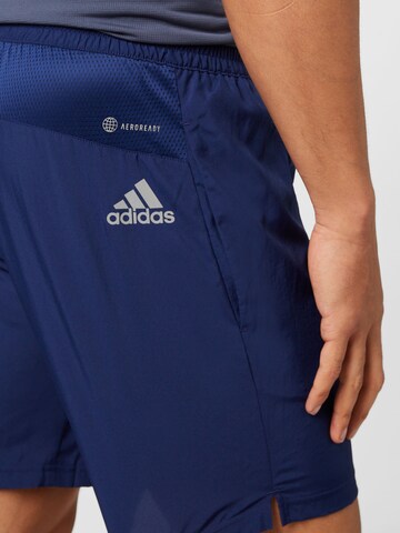 ADIDAS SPORTSWEAR Regular Workout Pants 'Run It' in Blue