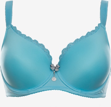 SugarShape Bra 'Pure' in Blue: front