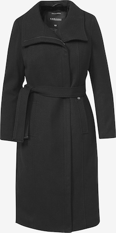 KOROSHI Mantel in Schwarz: Vorderseite