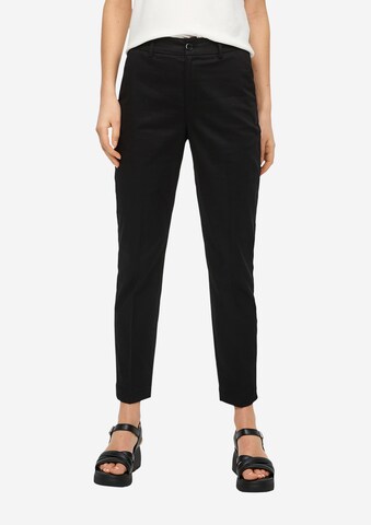 Coupe slim Pantalon s.Oliver en noir : devant