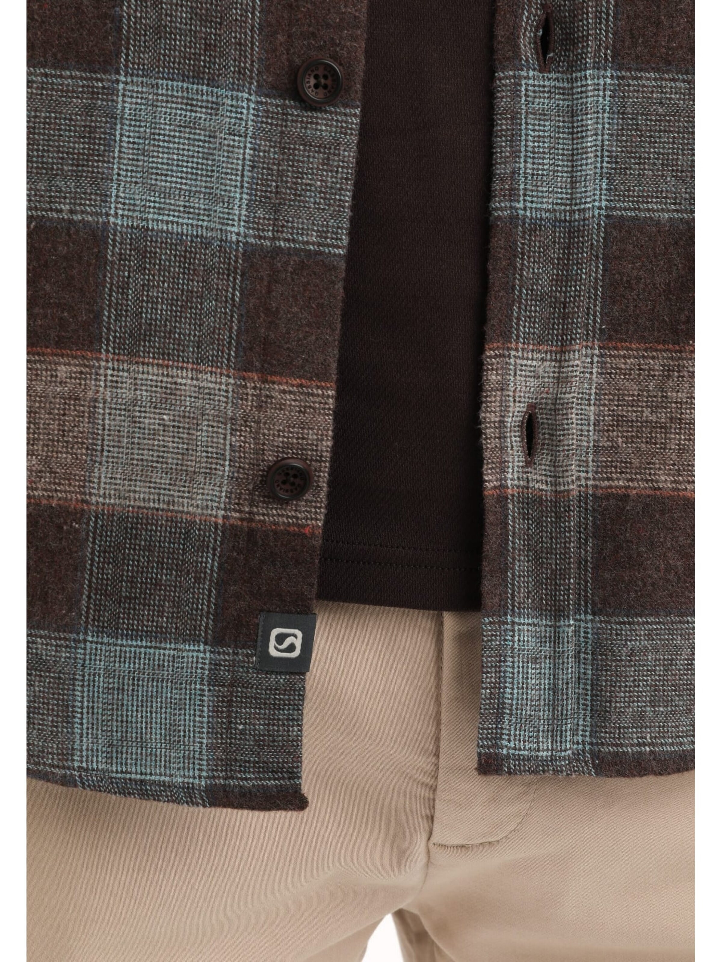 Gabbiano Comfort fit Overhemd in Bruin