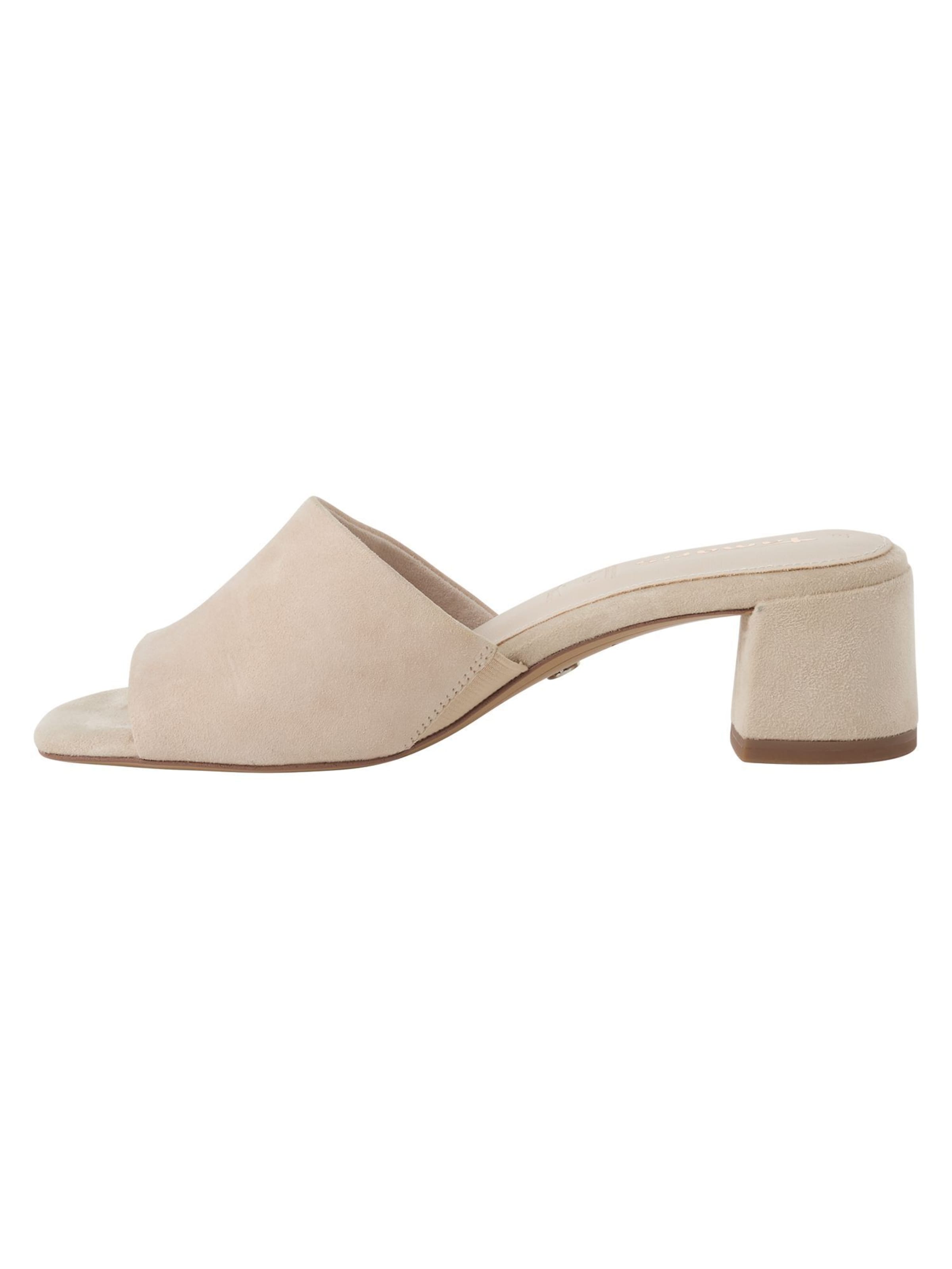 Tamaris Mules in Beige