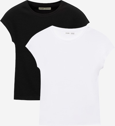 Pull&Bear Paita värissä musta / valkoinen, Tuotenäkymä