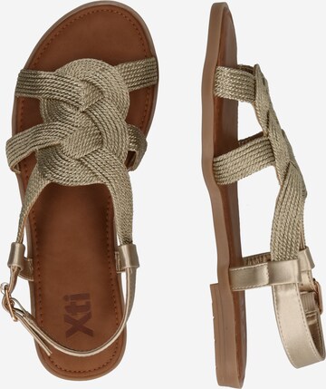 Xti Strap Sandals in Gold