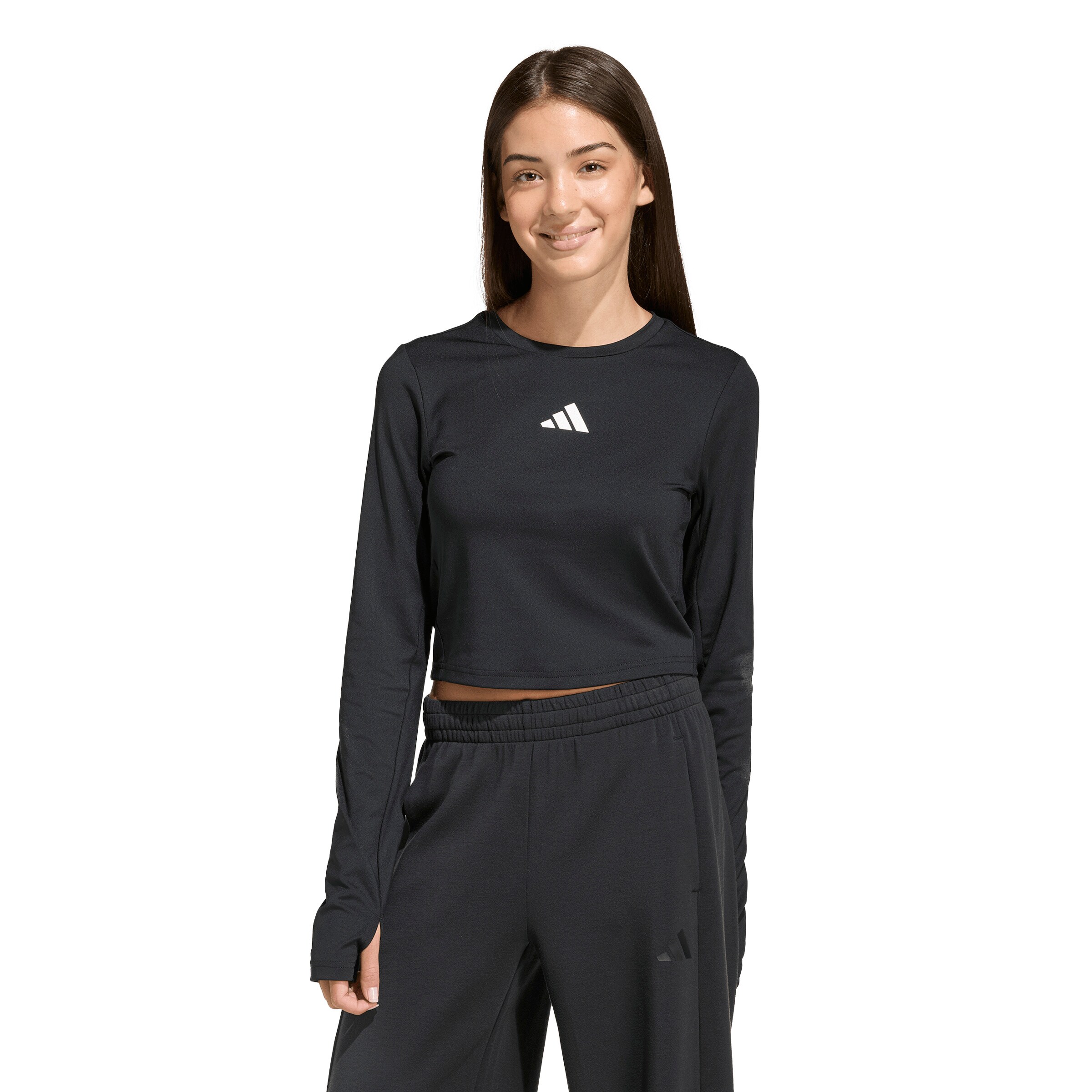 ADIDAS SPORTSWEAR Funktionsshirt in Schwarz: Vorderseite
