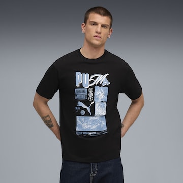 T-Shirt PUMA en noir : devant