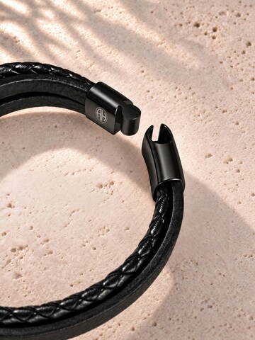 Alster Herz Bracelet 'MATTEO' in Black