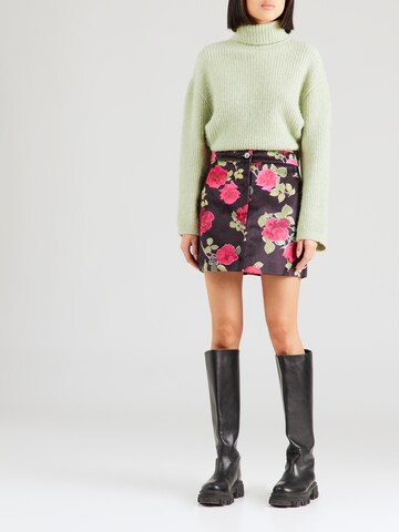Nasty Gal Skirt in Brown: front