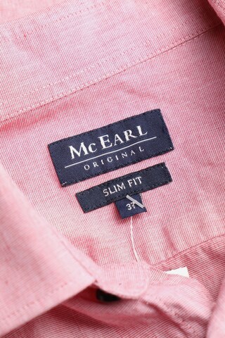 Mc Earl Button Up Shirt in S in Red
